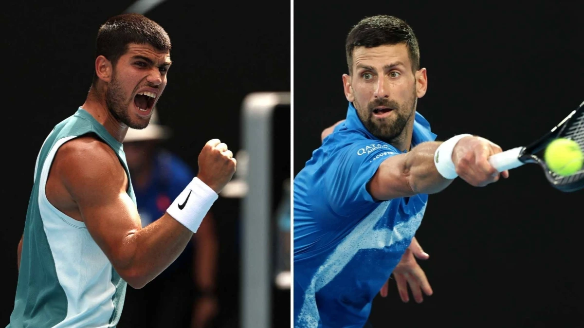 “Carlos Alcaraz and Novak Djokovic preparing for 2026 Australian Open men’s final at Melbourne Park”