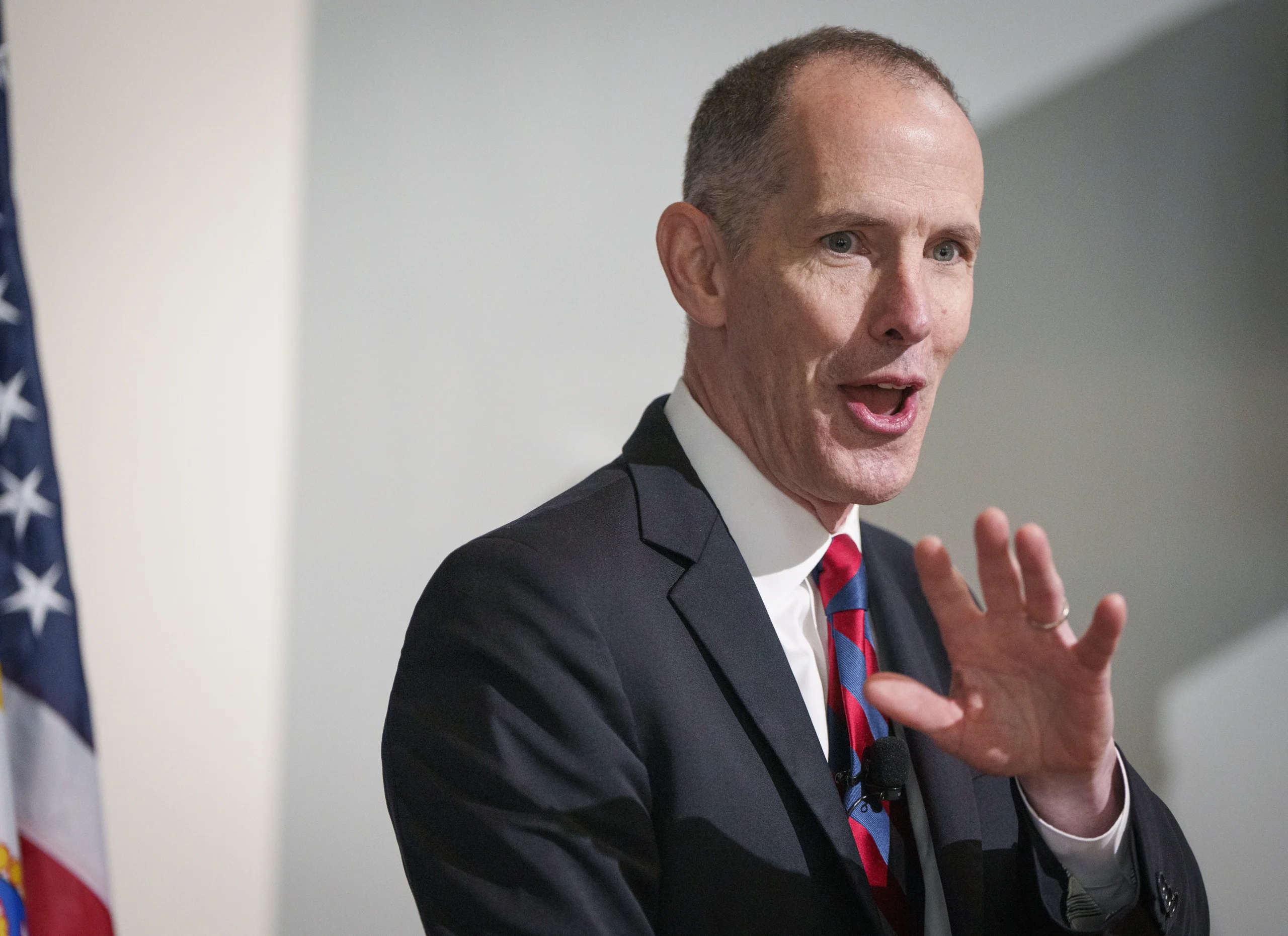 "Chris Madel, former Minnesota GOP candidate, announcing withdrawal from 2026 governor race amid federal immigration enforcement controversy."