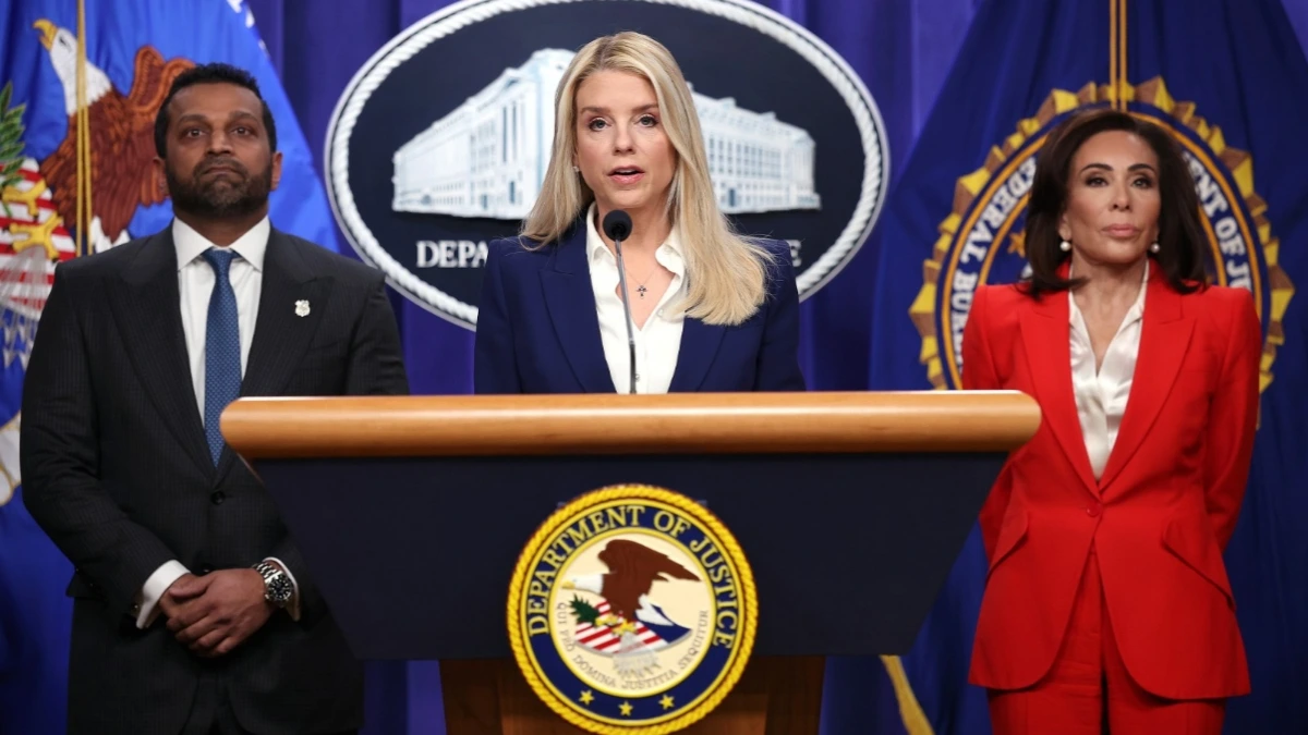 “Pam Bondi announcing the arrest of Benghazi attack suspect Zubayar al-Bakoush at the US. Department of Justice, Washington DC”