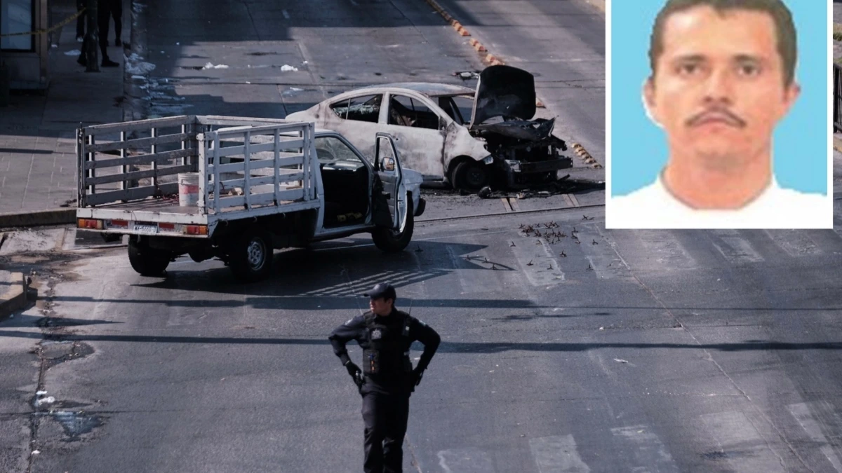 Mexican soldiers secure area in Tapalpa, Jalisco after operation killing CJNG leader Nemesio Oseguera Cervantes