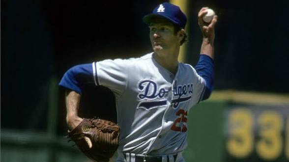 Former MLB pitcher Tommy John, four-time All-Star and namesake of Tommy John surgery, during his baseball career.