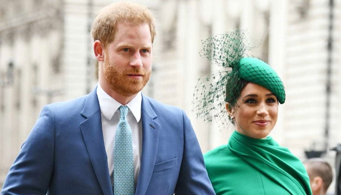 King Charles with Prince Harry and Meghan Markle amid reported royal tensions