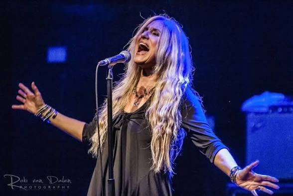 Sass Jordan, the Juno-winning Canadian rock singer, during a public appearance